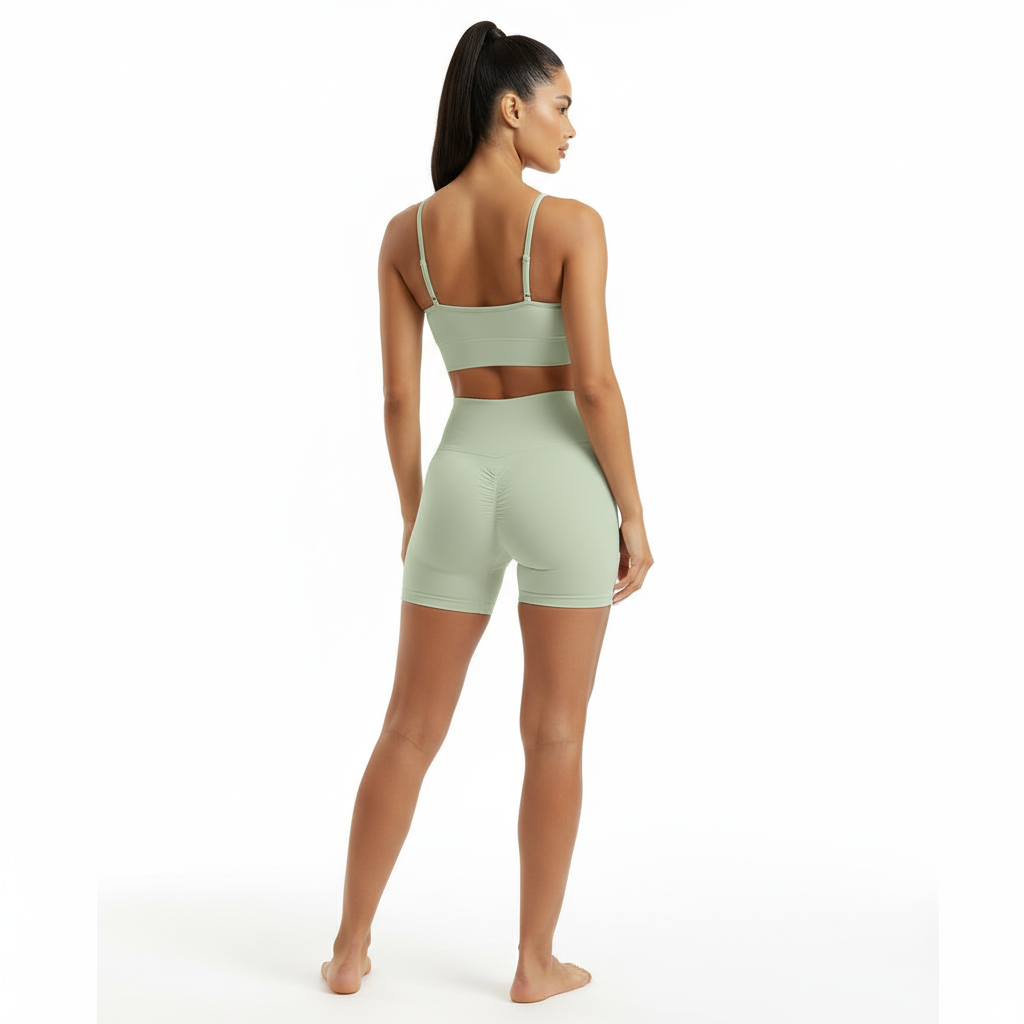 ZARAÉ Sage Lemon Short Co-ord Set