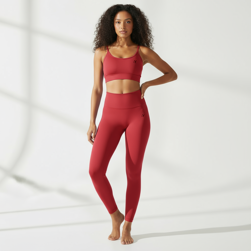 ZARAÉ Red Nova Bra Co-ord Set