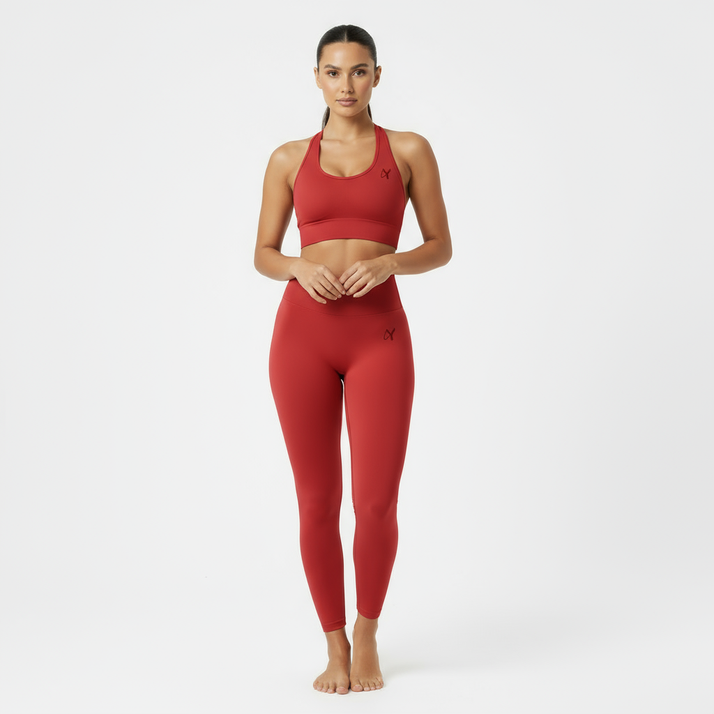 ZARAÉ Red Bloom Open Back Co-ord Set