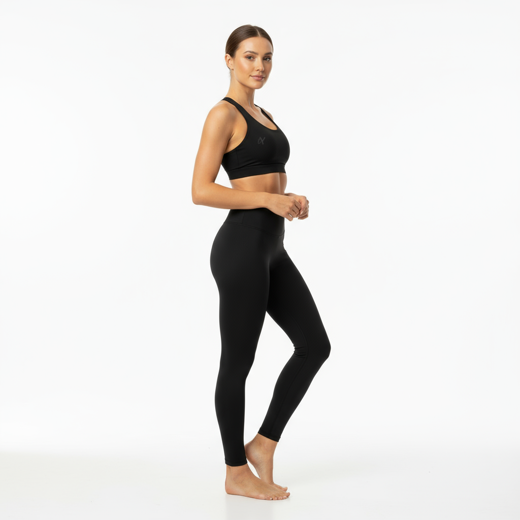 ZARAÉ Black Bloom Open Back Co-ord Set