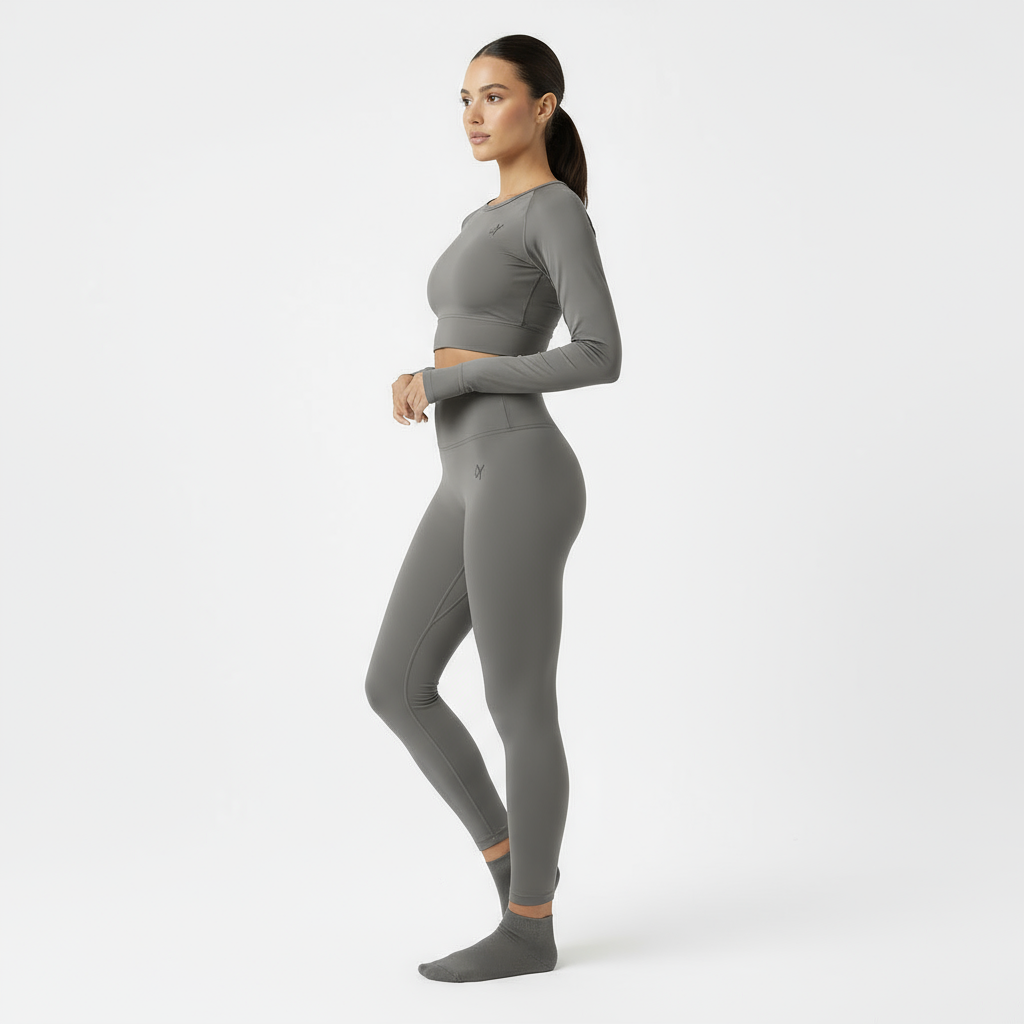 ZARAÉ Grey Aurora Long Co-ord Set