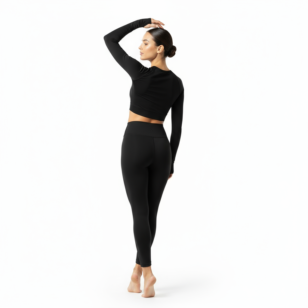 ZARAÉ Black Aurora Long Co-ord Set