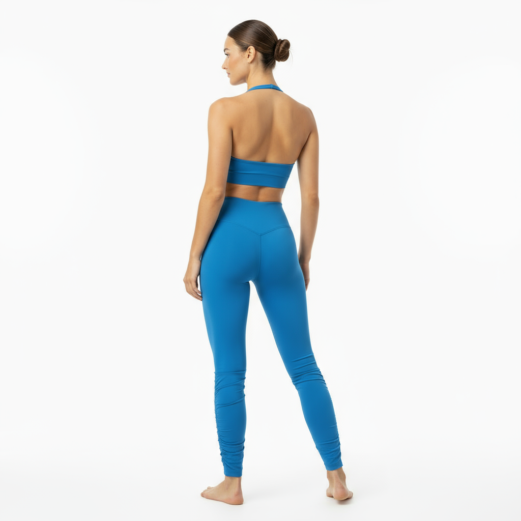 ZARAÉ Blue Bloom Open Back Co-ord Set