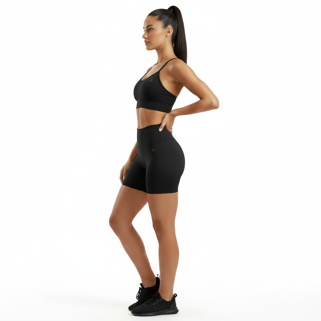 ZARAÉ Black Lemon Short Co-ord Set