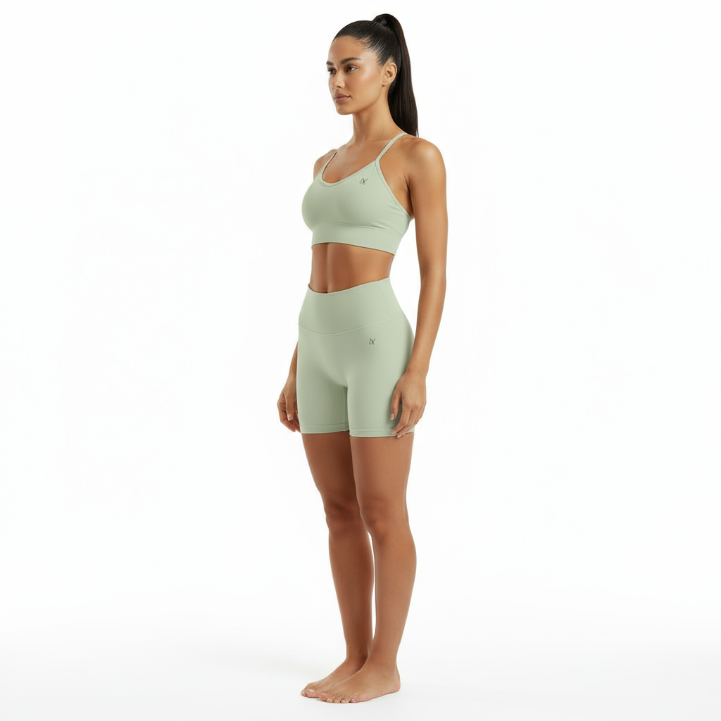 ZARAÉ Sage Lemon Short Co-ord Set